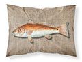 Red Fish Standard Pillowcase Lightweight Super Soft Easy Care Decorative Artwork Pillowcase, Standard