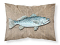 Fish Speckled Trout Standard Pillowcase Lightweight Super Soft Easy Care Decorative Artwork Pillowcase, Standard