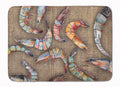 Shrimp Memory Foam Kitchen Mat Machine Washable Anti-Fatigue Cushion Comfort Bath or Kitchen Rug