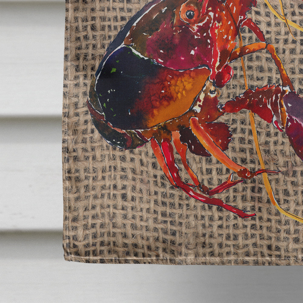Crawfish House Flag 28x40 Porch Sleeve Pole Decorative Outside Yard Banner Artwork Wall Hanging, Polyester