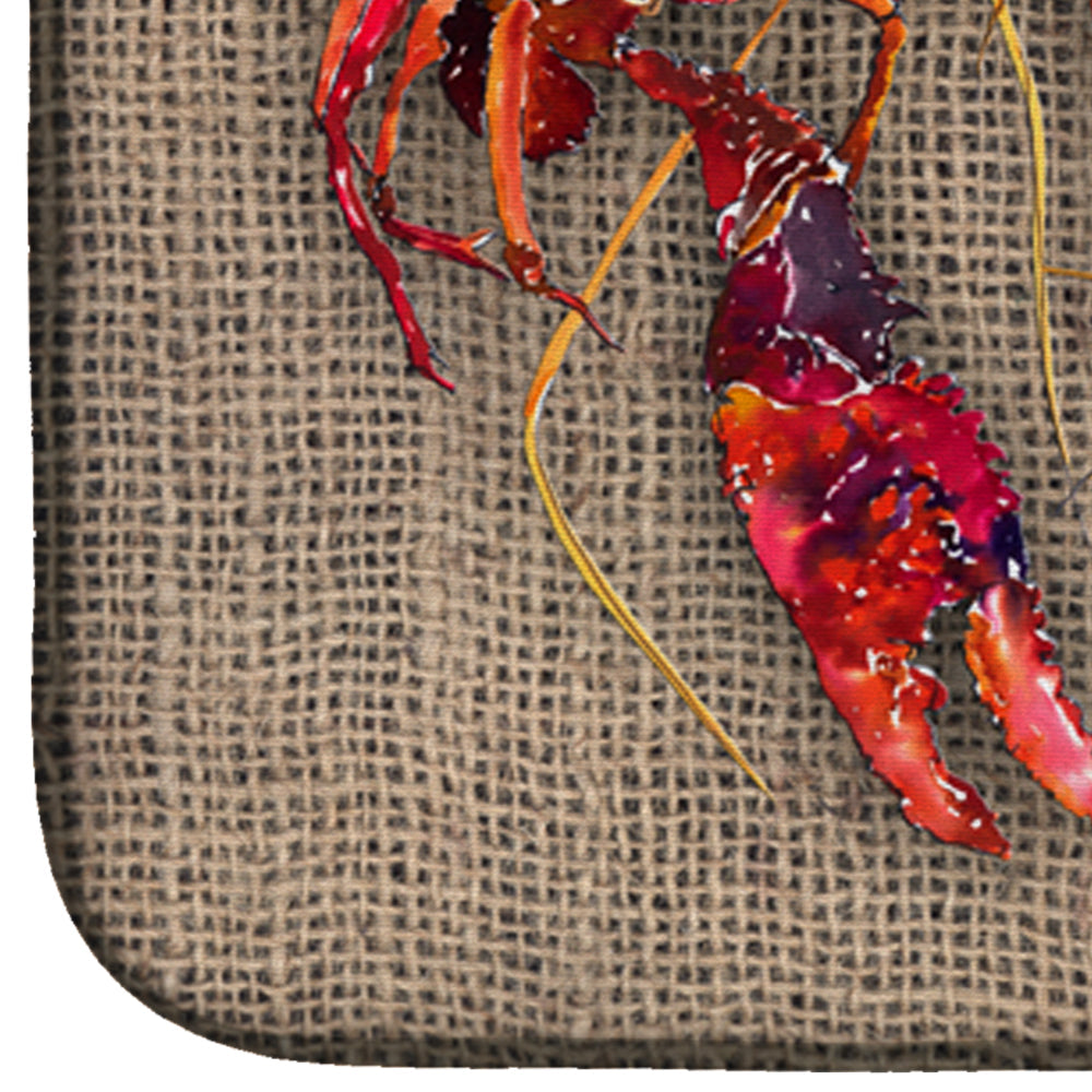 Crawfish Dish Drying Mat Absorbent Dish Drying Mat Pad for Kitchen Counter Dish Drainer Mat for Countertop, 14 x 21", Multicolor