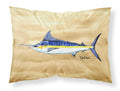 Swordfish on Sandy Beach Standard Pillowcase Lightweight Super Soft Easy Care Decorative Artwork Pillowcase, Standard