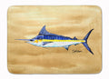 Swordfish on Sandy Beach Memory Foam Kitchen Mat Machine Washable Anti-Fatigue Cushion Comfort Bath or Kitchen Rug