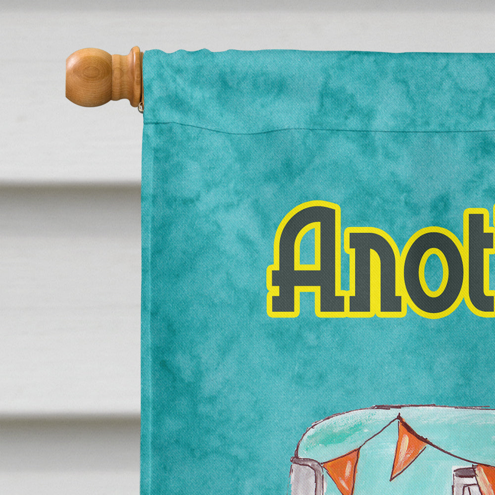 Another Day in Paradise House Flag 28x40 Porch Sleeve Pole Decorative Outside Yard Banner Artwork Wall Hanging, Polyester