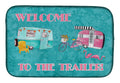 Welcome to the Trailer Dish Drying Mat Absorbent Dish Drying Mat Pad for Kitchen Counter Dish Drainer Mat for Countertop, 14 x 21", Multicolor