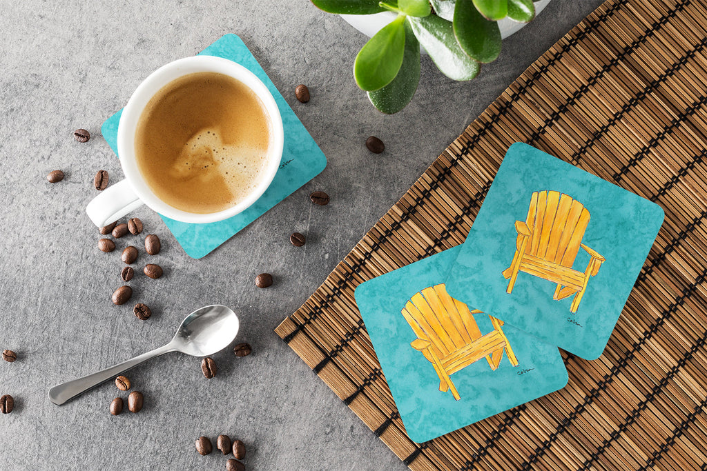 Welcome to the Trailer Foam Coasters Set of 4 Cup Coasters for Indoor Outdoor, Tabletop Protection, Anti Slip, Mouse pad Material