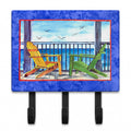Adirondack Chairs Blue Leash or Key Holder Wall Hooks, Coat Rack Wall Mount, for Hanging Keys, Towels, Aprons, Leashes
