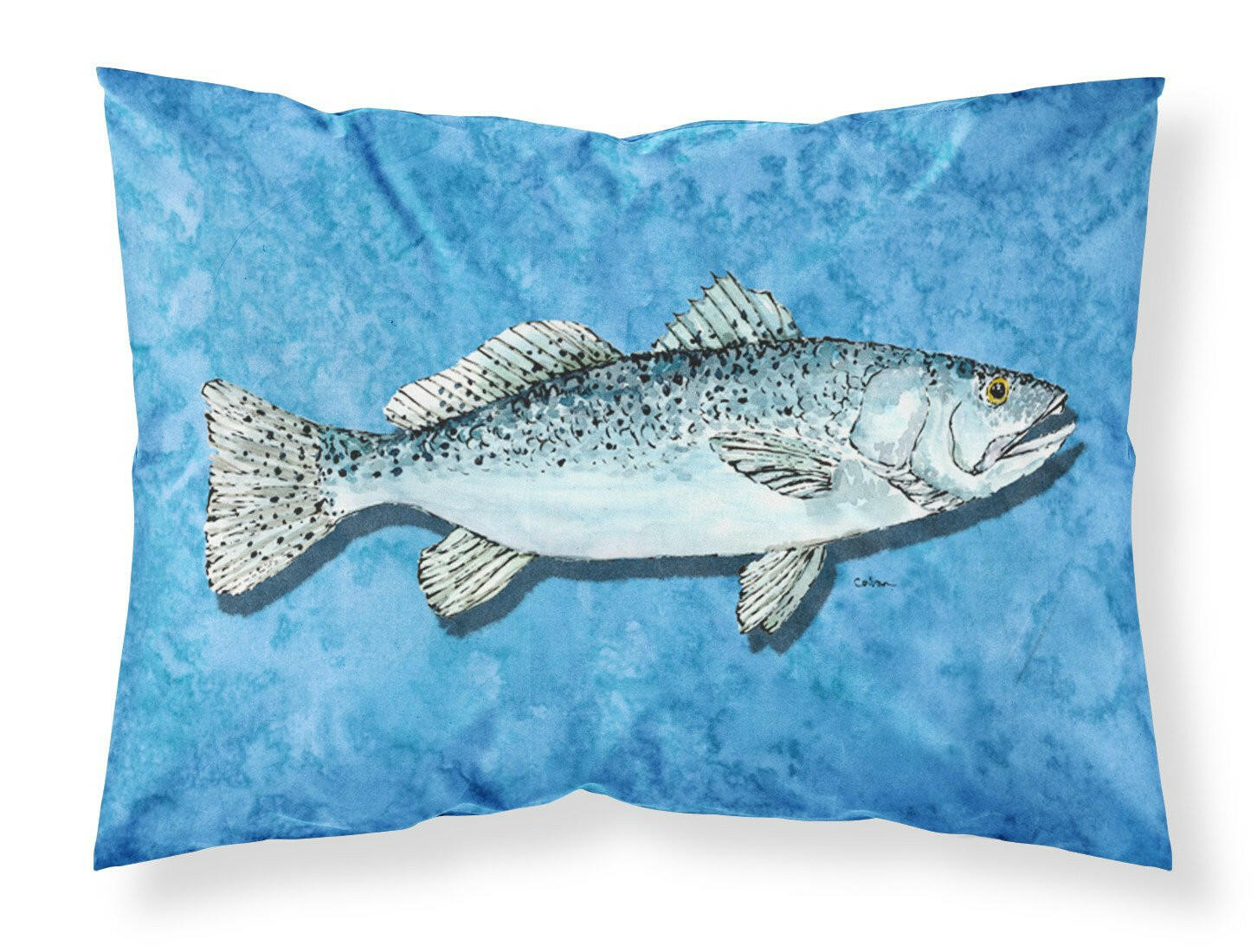 Fish - Trout Standard Pillowcase Lightweight Super Soft Easy Care Decorative Artwork Pillowcase, Standard
