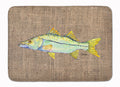 Fish - Snook Memory Foam Kitchen Mat Machine Washable Anti-Fatigue Cushion Comfort Bath or Kitchen Rug