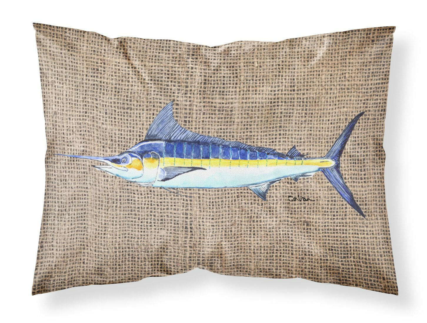 Fish - Marlin Standard Pillowcase Lightweight Super Soft Easy Care Decorative Artwork Pillowcase, Standard