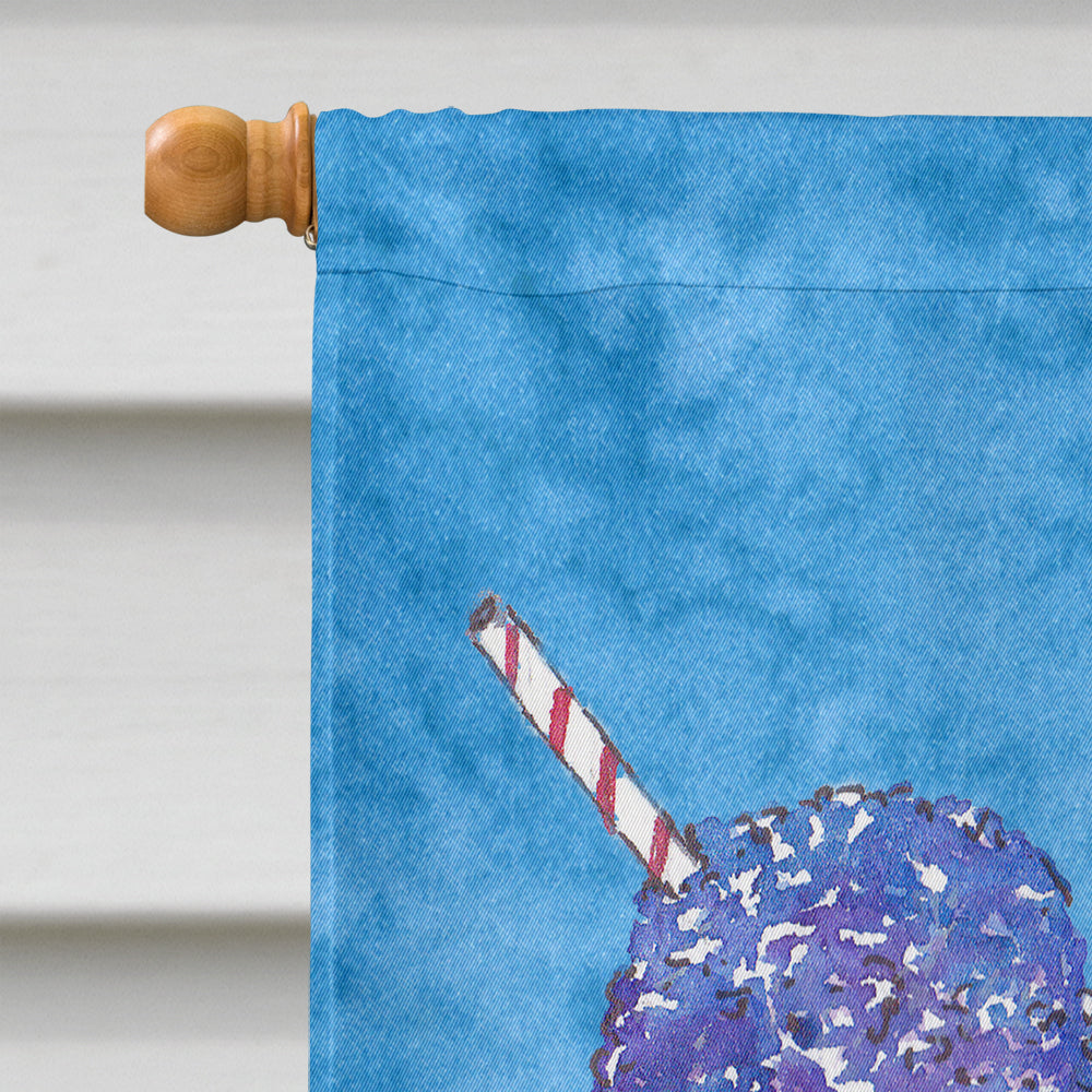 Snowballs and Snowcones House Flag 28x40 Porch Sleeve Pole Decorative Outside Yard Banner Artwork Wall Hanging, Polyester