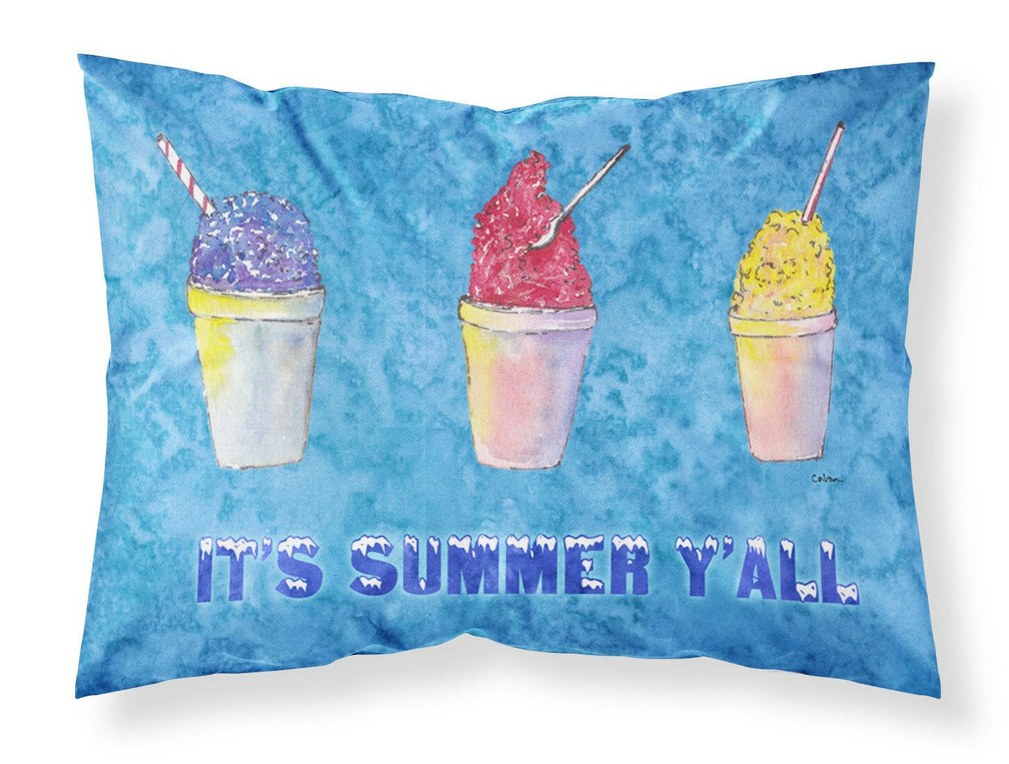 Snowballs and Snowcones Standard Pillowcase Lightweight Super Soft Easy Care Decorative Artwork Pillowcase, Standard