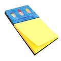 Snowballs and Snowcones Watercolor Sticky Note Holder Refillable Dispenser Desk Accessory 3x3 Pad Gift