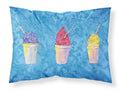 Snowballs and Snowcones Standard Pillowcase Lightweight Super Soft Easy Care Decorative Artwork Pillowcase, Standard