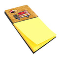 Hot Dog Watercolor Sticky Note Holder Refillable Dispenser Desk Accessory 3x3 Pad Gift