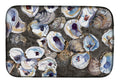 Oysters Dish Drying Mat Absorbent Dish Drying Mat Pad for Kitchen Counter Dish Drainer Mat for Countertop, 14 x 21", Multicolor