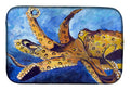 Octopus Dish Drying Mat Absorbent Dish Drying Mat Pad for Kitchen Counter Dish Drainer Mat for Countertop, 14 x 21", Multicolor
