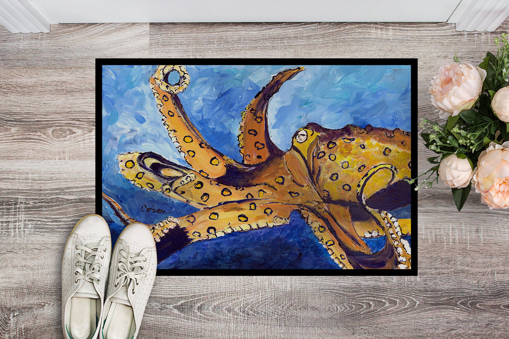 Octopus Doormat Indoor Outdoor 24H X 36W Front Door Mat Rugs for Entryway, Non Slip Washable Low Pile,