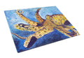Octopus Cutting Board Tempered Glass Kitchen Cutting Surface, Heat Resistant Chopping, Non-Slip Feet, Food Prep & Serving