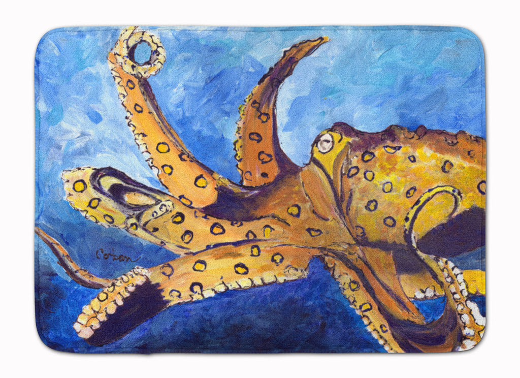 Octopus Memory Foam Kitchen Mat Machine Washable Anti-Fatigue Cushion Comfort Bath or Kitchen Rug