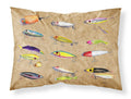 Fishing Lures Standard Pillowcase Lightweight Super Soft Easy Care Decorative Artwork Pillowcase, Standard