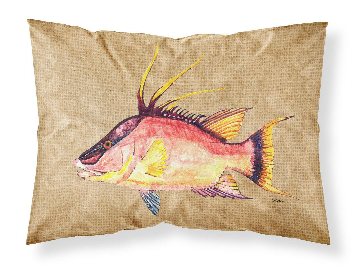 Hog Snapper Standard Pillowcase Lightweight Super Soft Easy Care Decorative Artwork Pillowcase, Standard