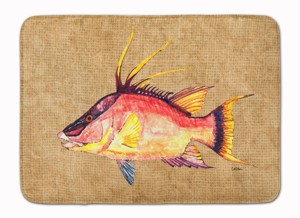 Hog Snapper Memory Foam Kitchen Mat Machine Washable Anti-Fatigue Cushion Comfort Bath or Kitchen Rug