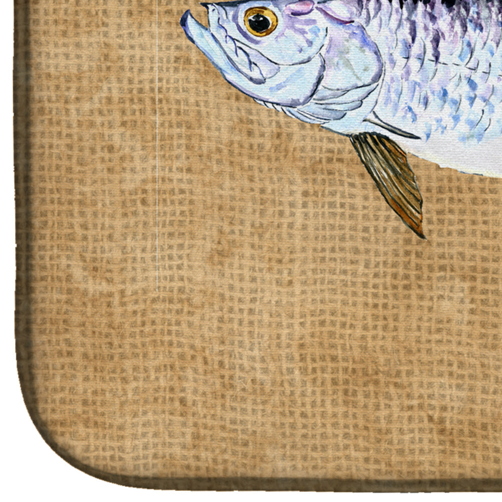 Tarpon Dish Drying Mat Absorbent Dish Drying Mat Pad for Kitchen Counter Dish Drainer Mat for Countertop, 14 x 21", Multicolor