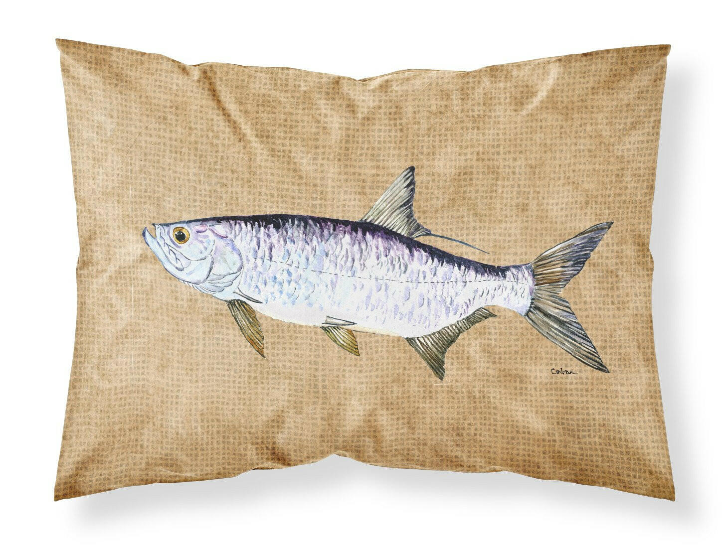 Tarpon Standard Pillowcase Lightweight Super Soft Easy Care Decorative Artwork Pillowcase, Standard