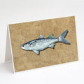Mullet Greeting Cards Pack of 8 Blank Cards with Envelopes Whimsical A7 Size 5x7