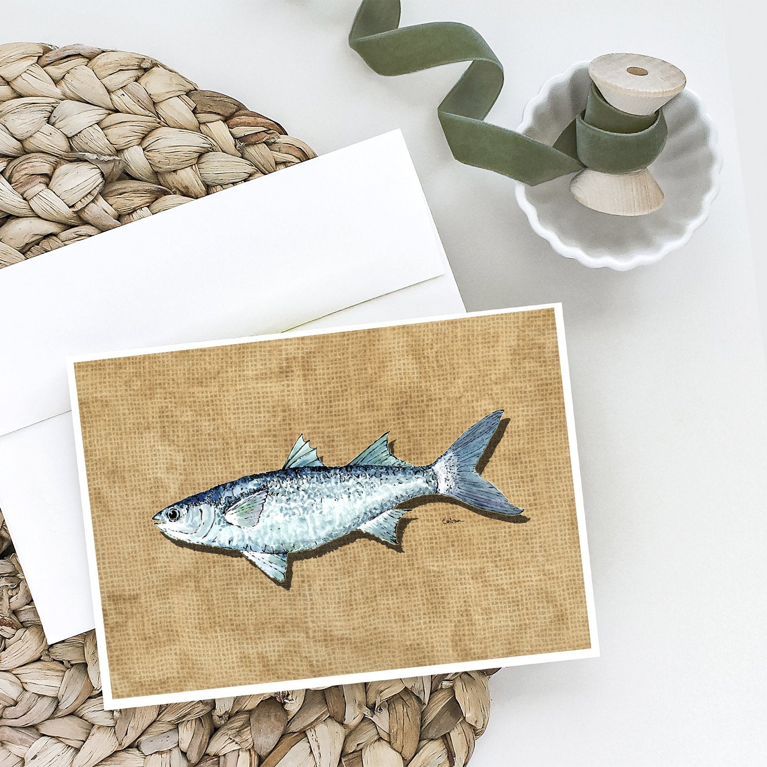 Mullet Greeting Cards Pack of 8 Blank Cards with Envelopes Whimsical A7 Size 5x7