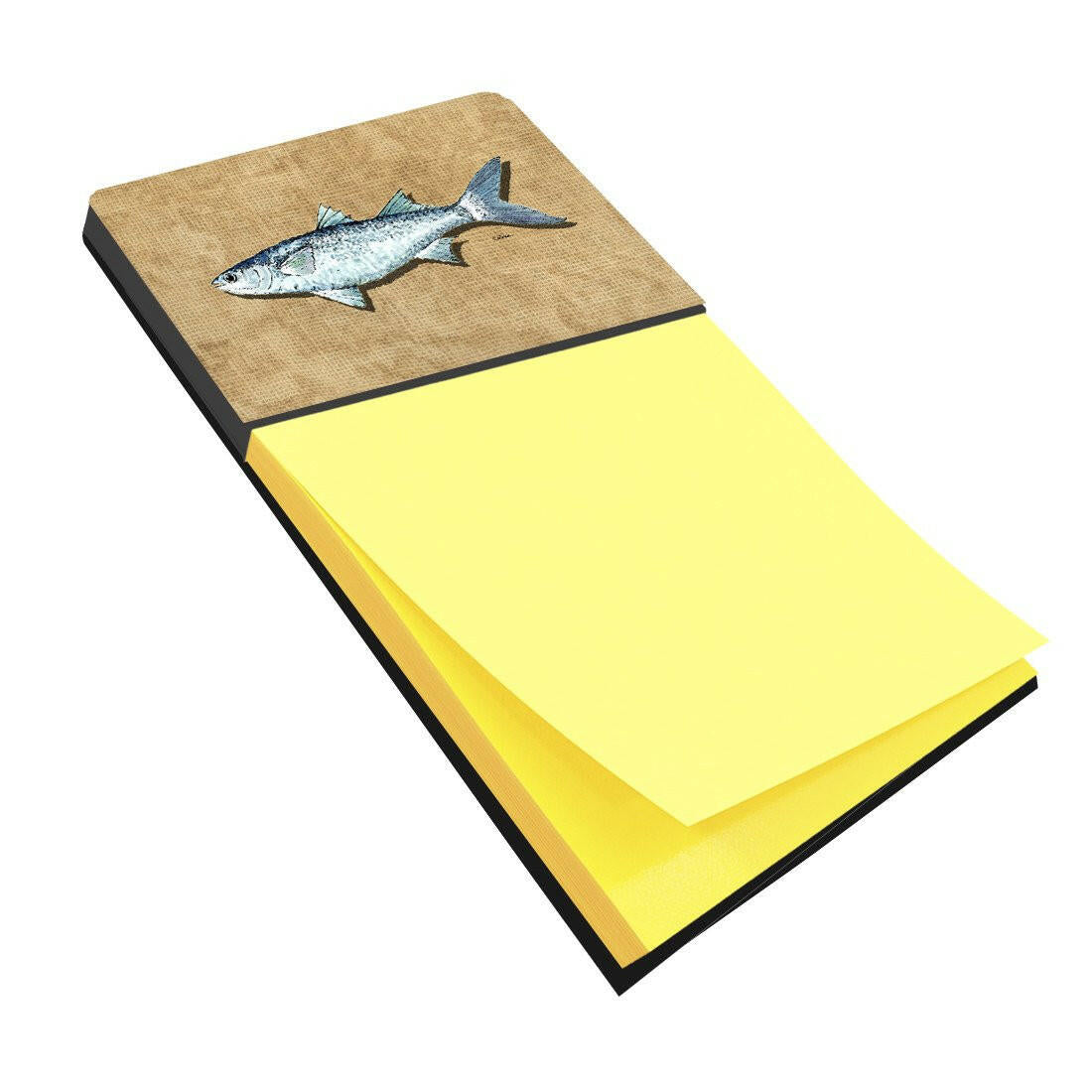 Mullet Watercolor Sticky Note Holder Refillable Dispenser Desk Accessory 3x3 Pad Gift
