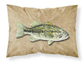 Small Mouth Bass Standard Pillowcase Lightweight Super Soft Easy Care Decorative Artwork Pillowcase, Standard