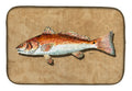 Red Fish Dish Drying Mat Absorbent Dish Drying Mat Pad for Kitchen Counter Dish Drainer Mat for Countertop, 14 x 21", Multicolor