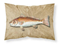Red Fish Standard Pillowcase Lightweight Super Soft Easy Care Decorative Artwork Pillowcase, Standard