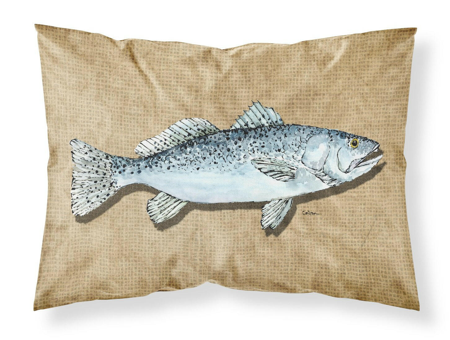 Speckled Trout Standard Pillowcase Lightweight Super Soft Easy Care Decorative Artwork Pillowcase, Standard