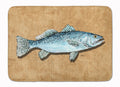 Speckled Trout Memory Foam Kitchen Mat Machine Washable Anti-Fatigue Cushion Comfort Bath or Kitchen Rug