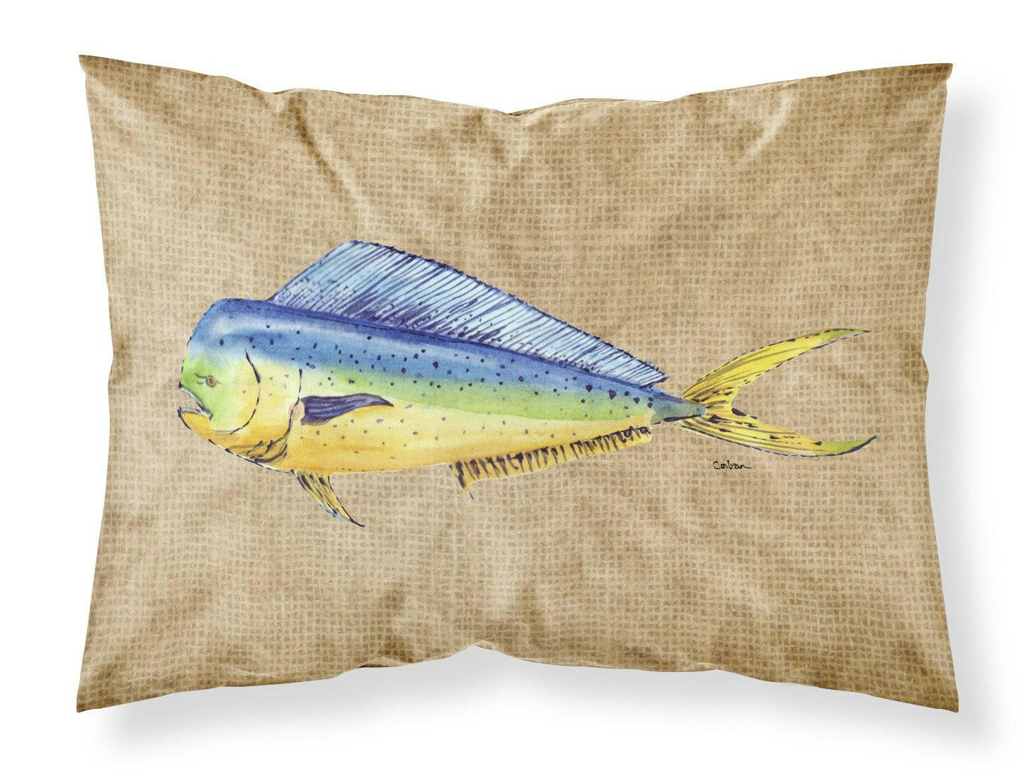 Dolphin Mahi Mahi Standard Pillowcase Lightweight Super Soft Easy Care Decorative Artwork Pillowcase, Standard