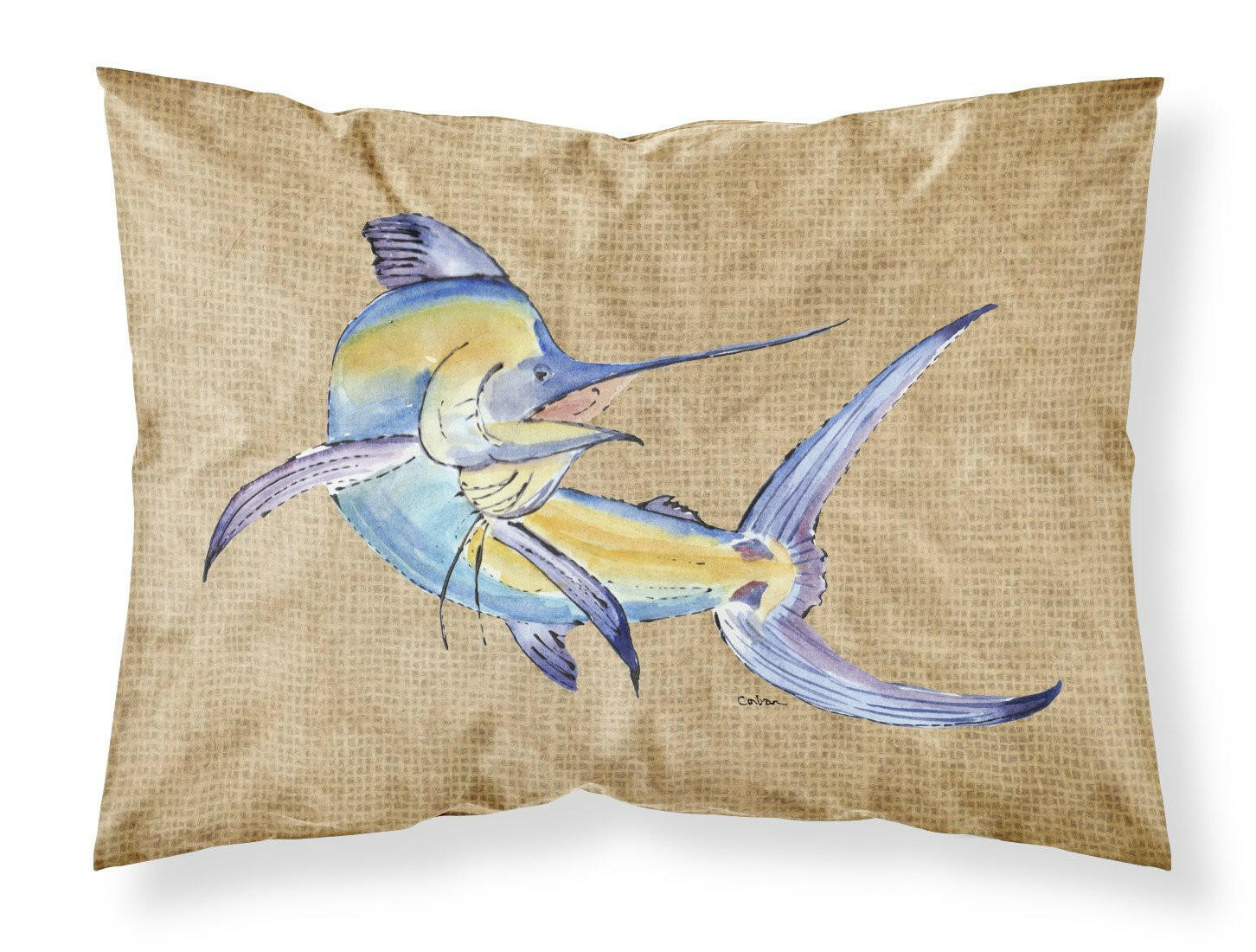 Blue Marlin Standard Pillowcase Lightweight Super Soft Easy Care Decorative Artwork Pillowcase, Standard
