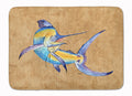 Blue Marlin Memory Foam Kitchen Mat Machine Washable Anti-Fatigue Cushion Comfort Bath or Kitchen Rug
