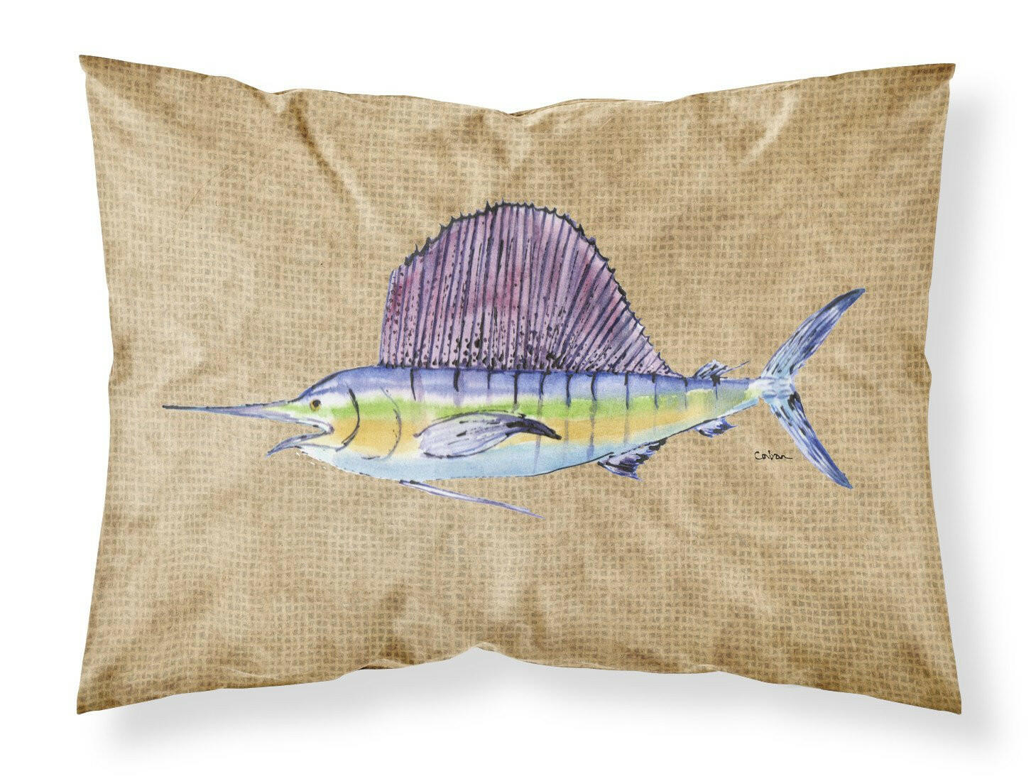 Swordfish Standard Pillowcase Lightweight Super Soft Easy Care Decorative Artwork Pillowcase, Standard