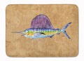 Swordfish Memory Foam Kitchen Mat Machine Washable Anti-Fatigue Cushion Comfort Bath or Kitchen Rug