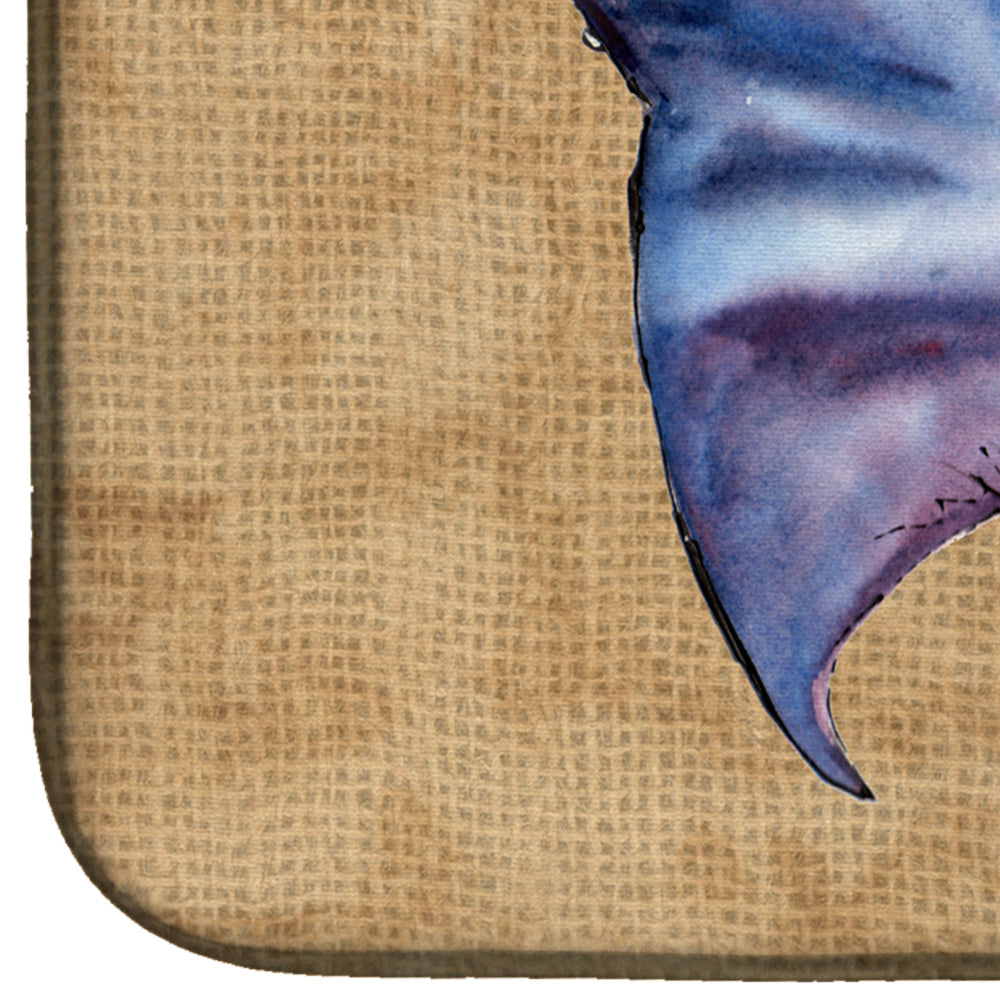 Stingray Dish Drying Mat Absorbent Dish Drying Mat Pad for Kitchen Counter Dish Drainer Mat for Countertop, 14 x 21", Multicolor