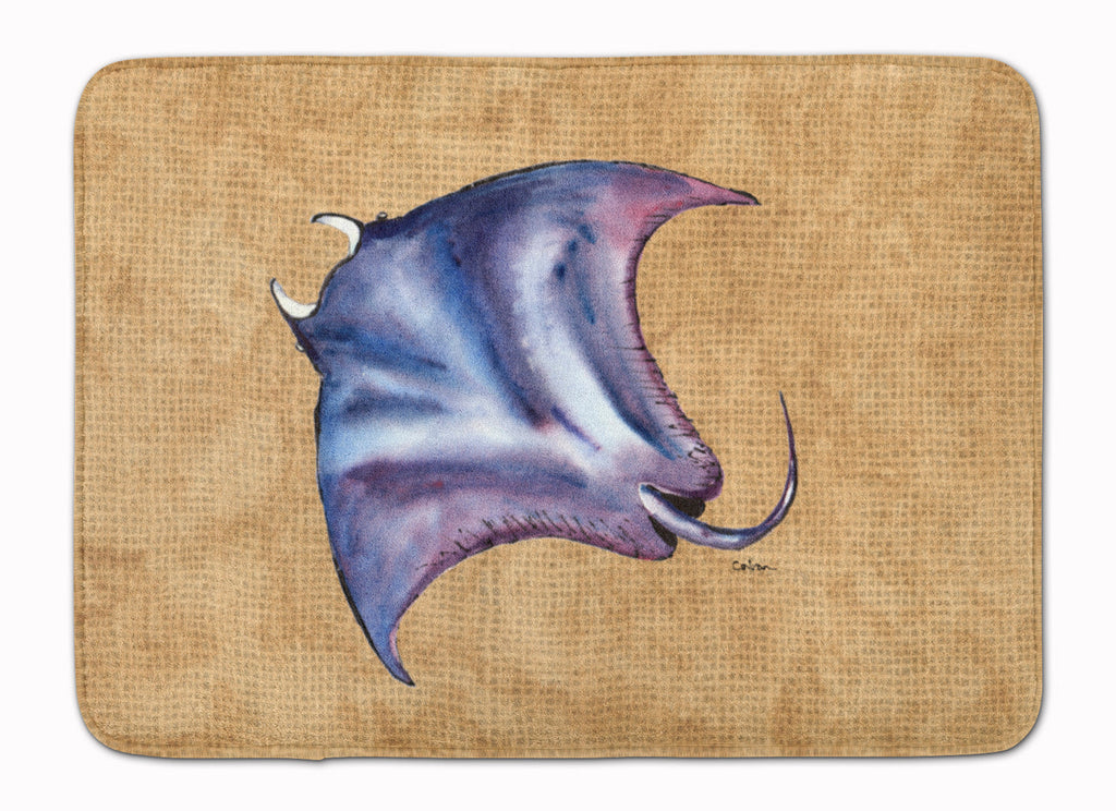 Stingray Memory Foam Kitchen Mat Machine Washable Anti-Fatigue Cushion Comfort Bath or Kitchen Rug
