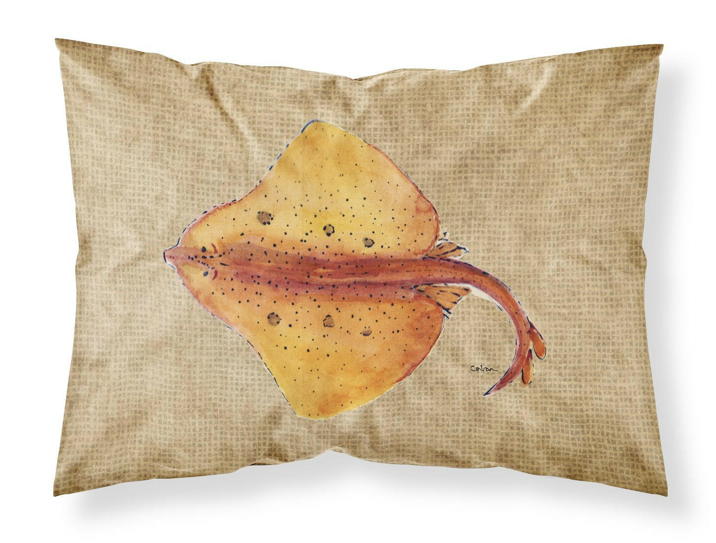 Blonde Ray Stingray Standard Pillowcase Lightweight Super Soft Easy Care Decorative Artwork Pillowcase, Standard