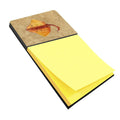 Blonde Ray Stingray Watercolor Sticky Note Holder Refillable Dispenser Desk Accessory 3x3 Pad Gift