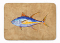 Tuna Fish Memory Foam Kitchen Mat Machine Washable Anti-Fatigue Cushion Comfort Bath or Kitchen Rug