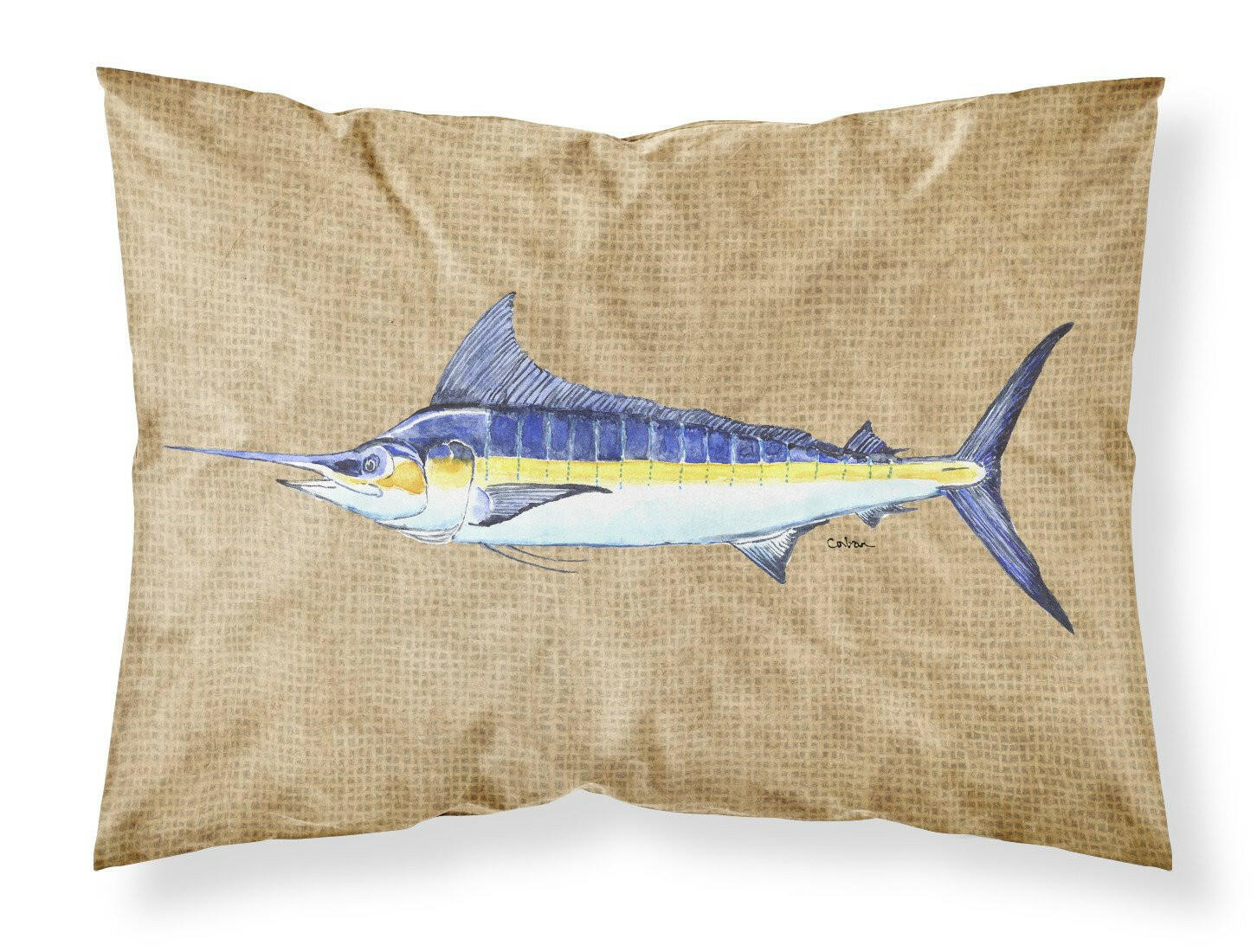 Blue Marlin Standard Pillowcase Lightweight Super Soft Easy Care Decorative Artwork Pillowcase, Standard
