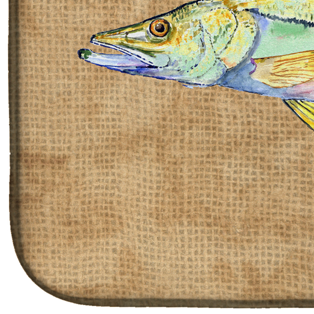 Snook Dish Drying Mat Absorbent Dish Drying Mat Pad for Kitchen Counter Dish Drainer Mat for Countertop, 14 x 21", Multicolor
