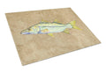 Snook Cutting Board Tempered Glass Kitchen Cutting Surface, Heat Resistant Chopping, Non-Slip Feet, Food Prep & Serving